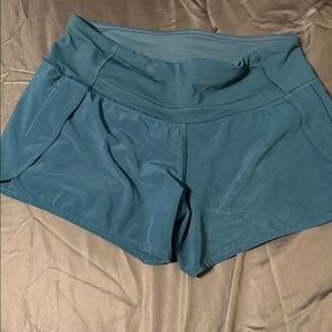 Lululemon Women's Teal Shorts Size 4